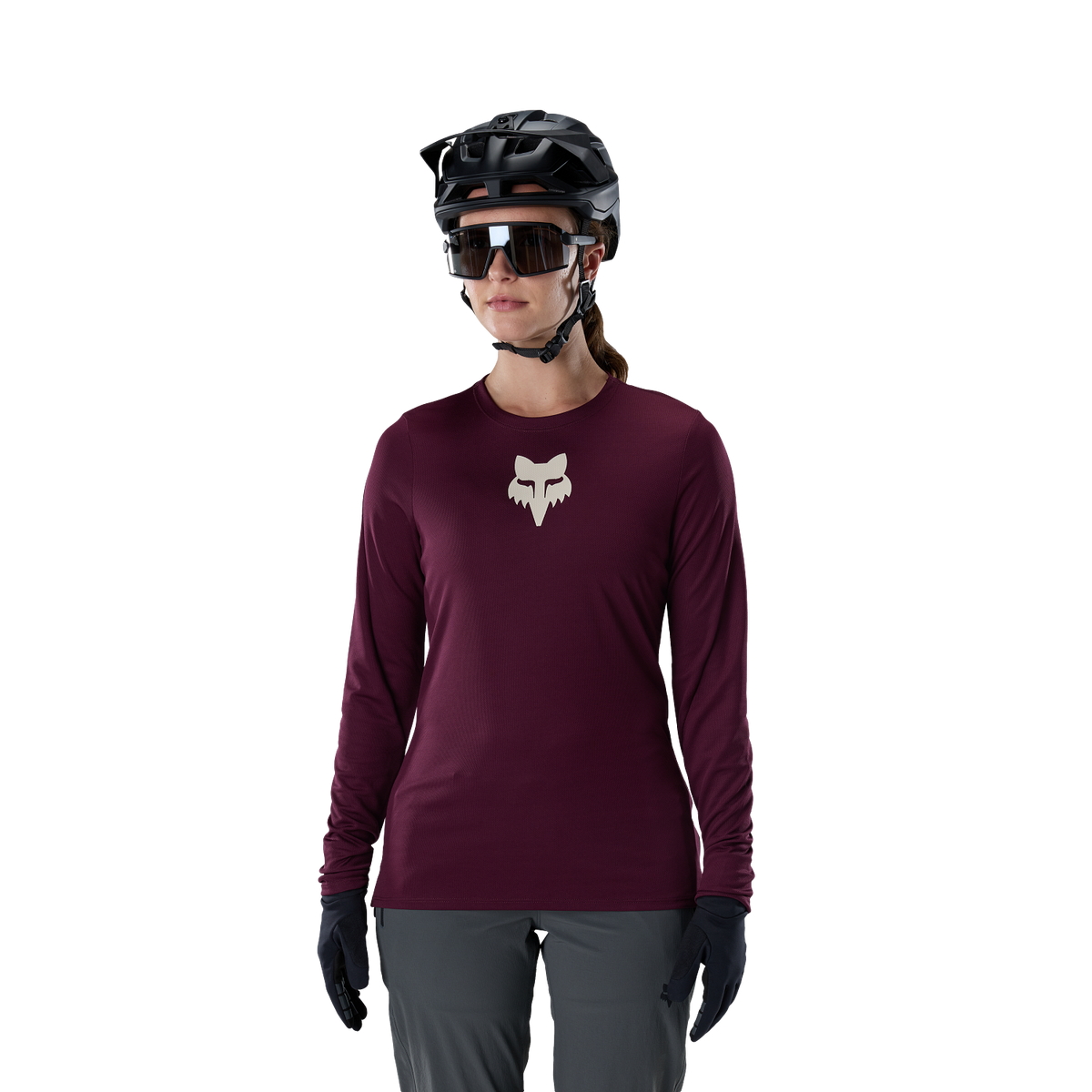 Womens Ranger Fox Head Long Sleeve Jersey