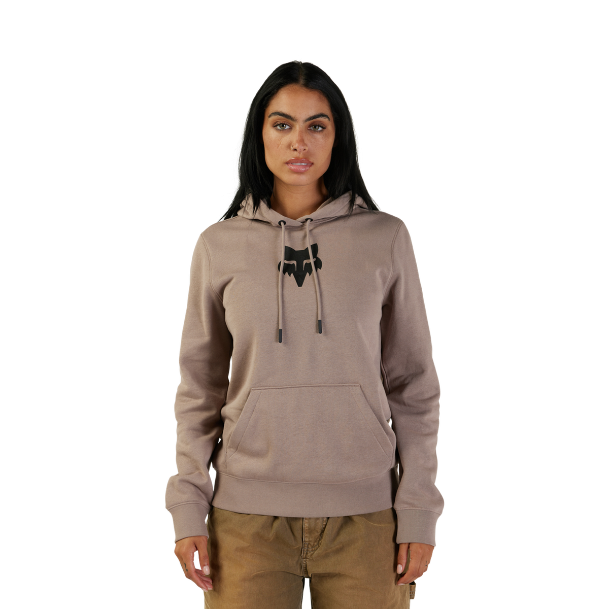 Womens Fox Head Pullover Hoodie