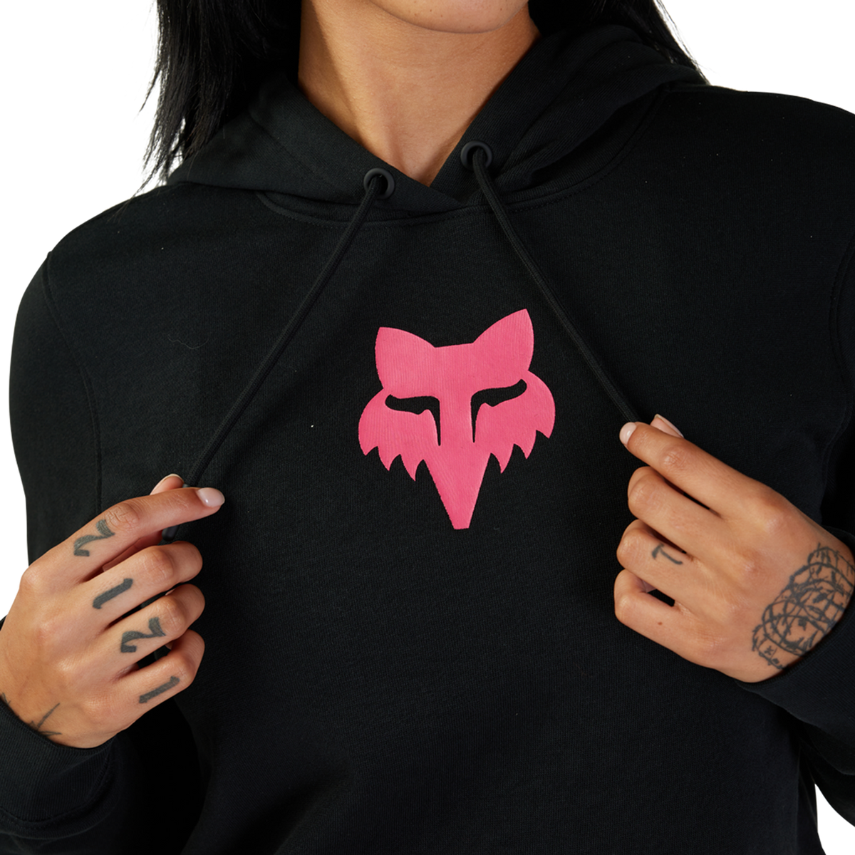 Womens Fox Head Pullover Hoodie